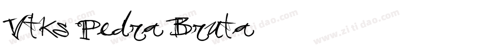 Vtks Pedra Bruta字体转换